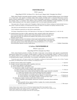 Papaveraceae (PDF)