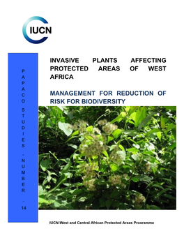 Invasive Plants Affecting Protected Areas of West Africa