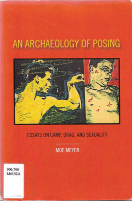 Essays on Camp, Drag, and Sexuality
