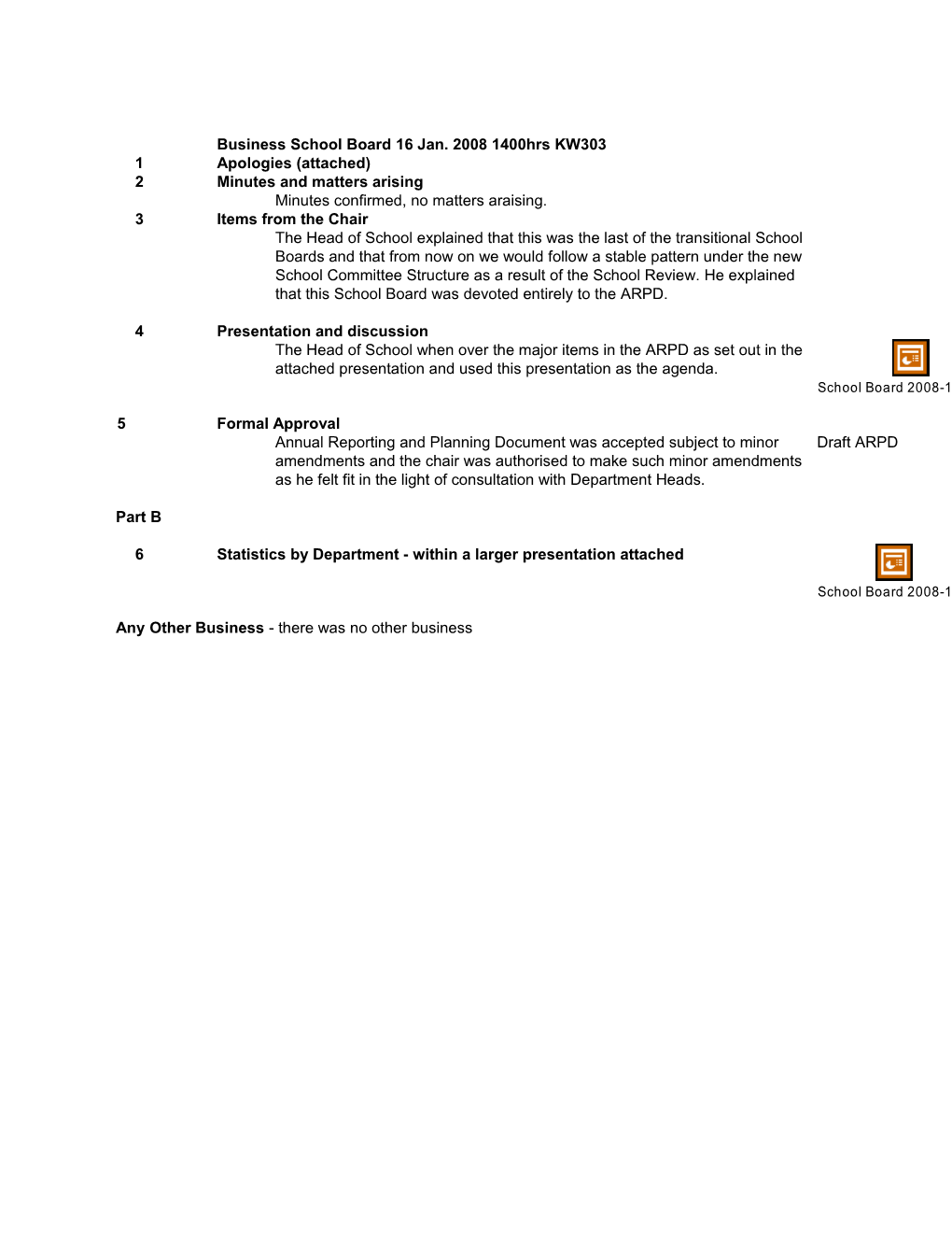 Business School Board 16 Jan