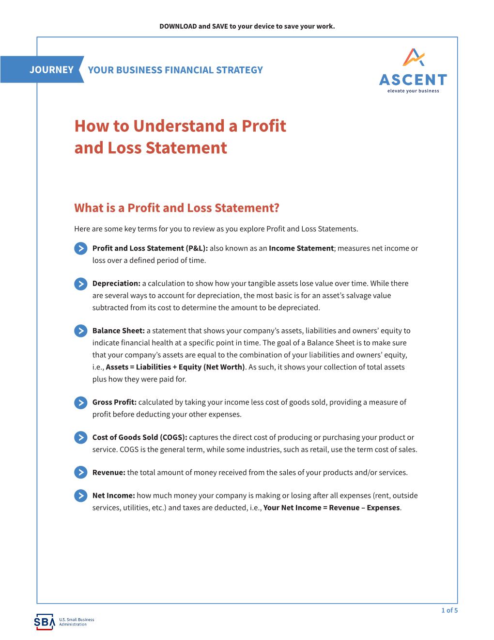 How to Understand a Profit and Loss Statement