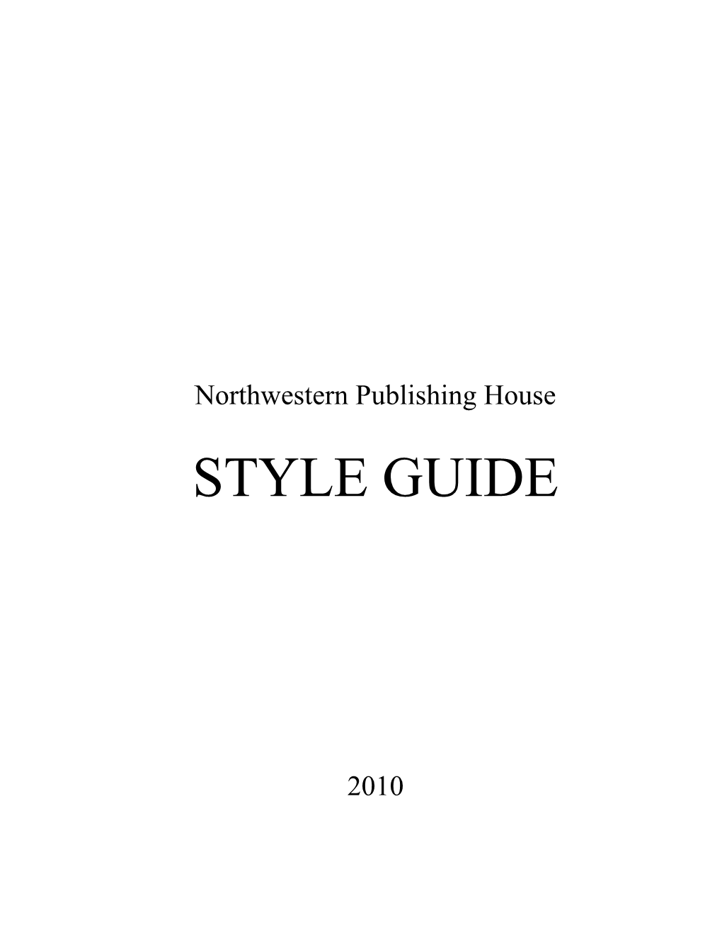 NPH Style Guide