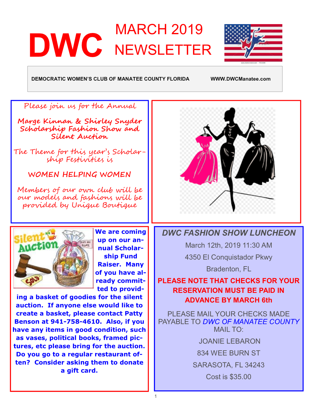 March 2019 Newsletter