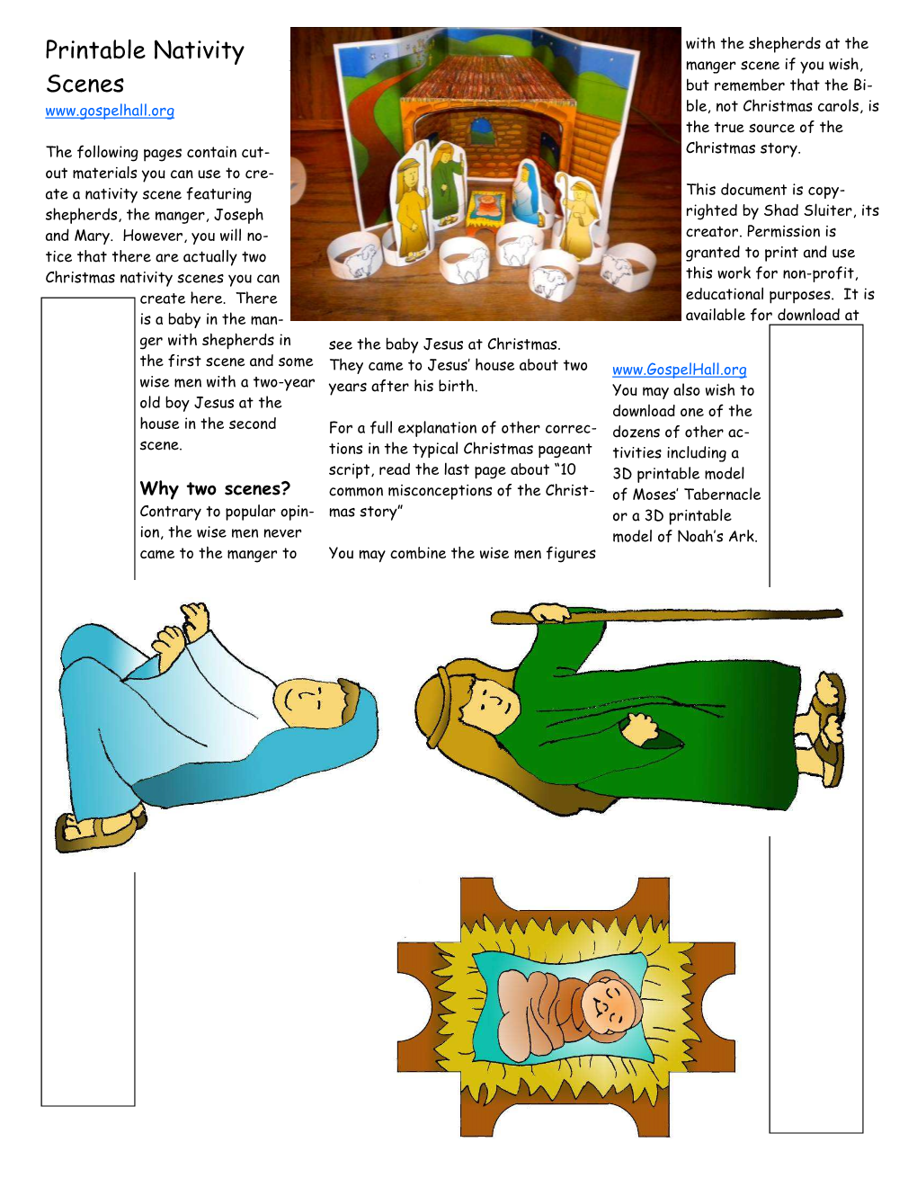 Sunday School Lesson Activity 502 the Birth of the Lord Jesus