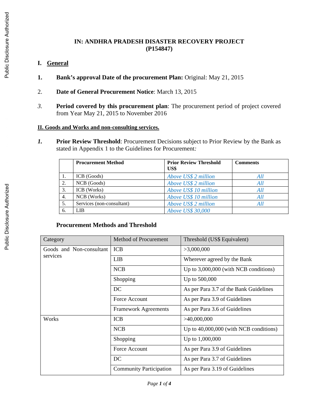 World Bank Document