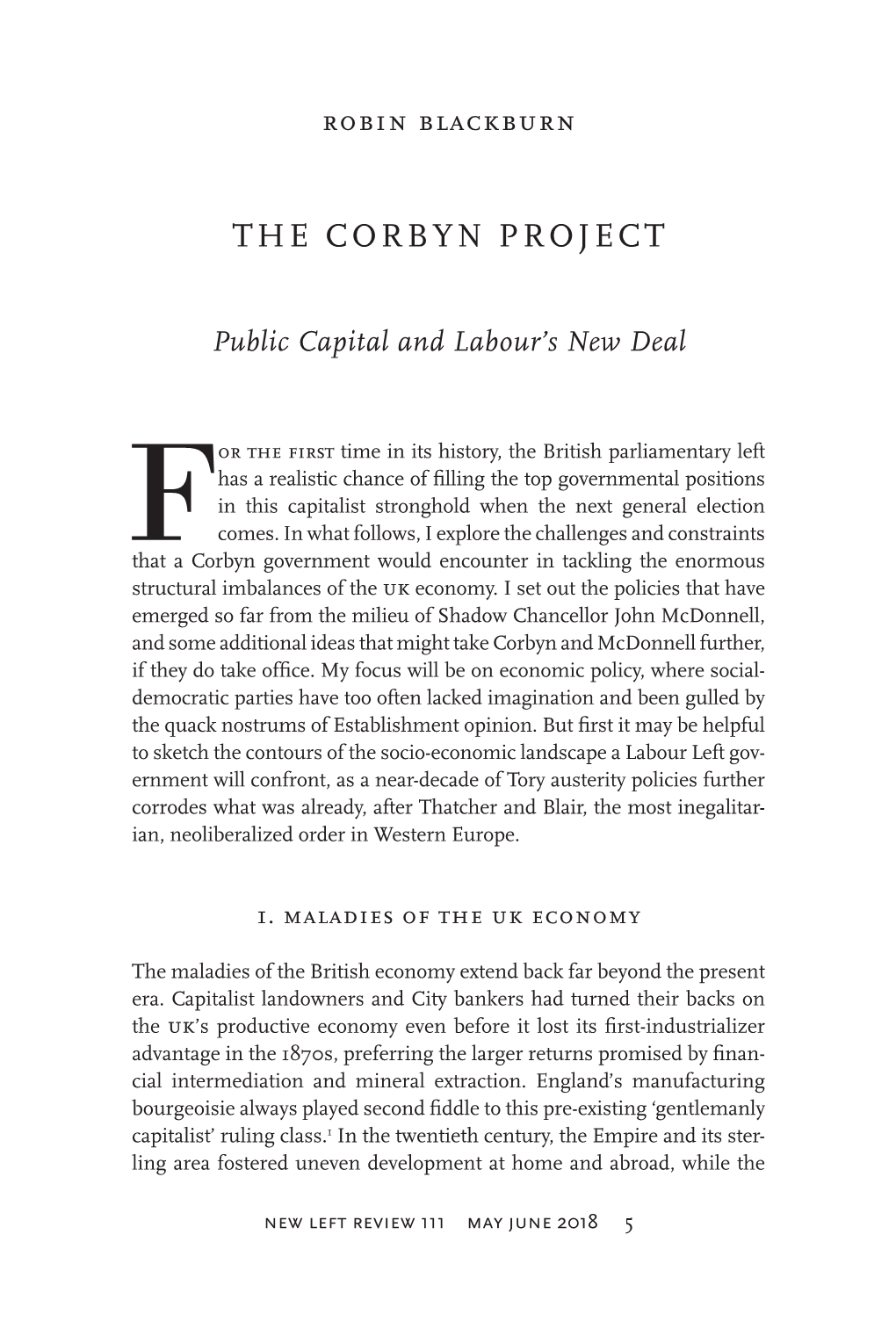 The Corbyn Project