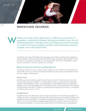 Wrestling Injuries