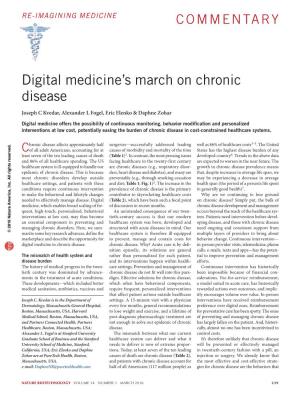 Digital Medicine's March on Chronic Disease