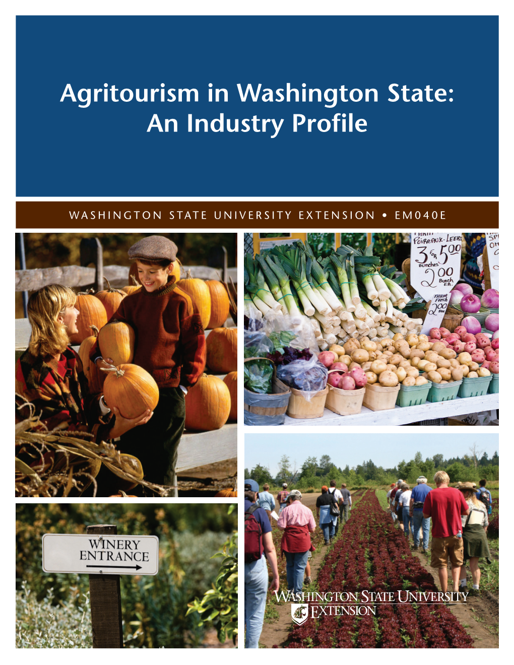 Agritourism in Washington State: an Industry Profile