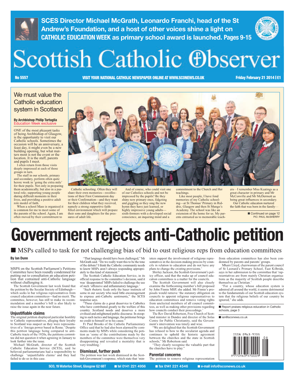 Government Rejects Anti-Catholic Petition