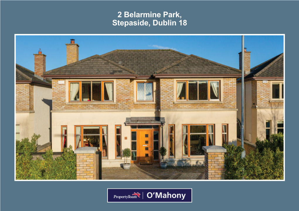 2 Belarmine Park, Stepaside, Dublin 18