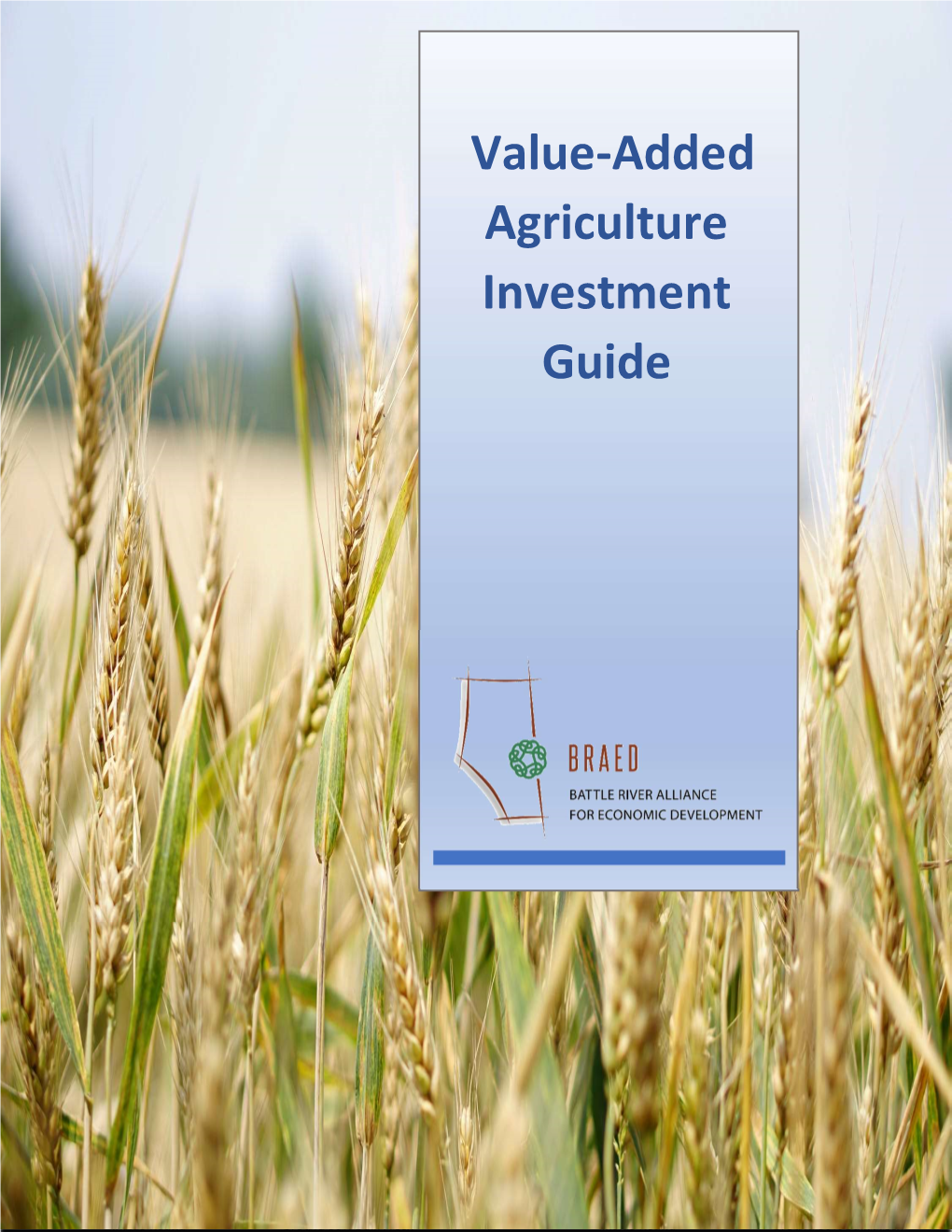 Value-Added Agriculture Investment Guide