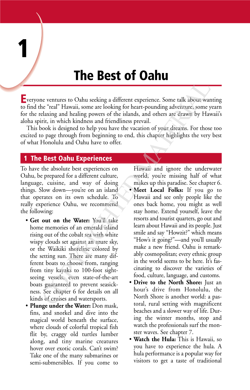 The Best of Oahu 1 Everyone