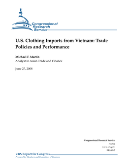 US Clothing Imports from Vietnam
