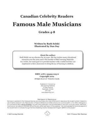 Famous Male Musicians
