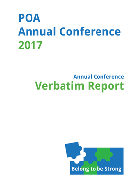 POA Annual Conference 2017