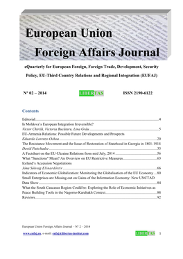 European Union Foreign Affairs Journal