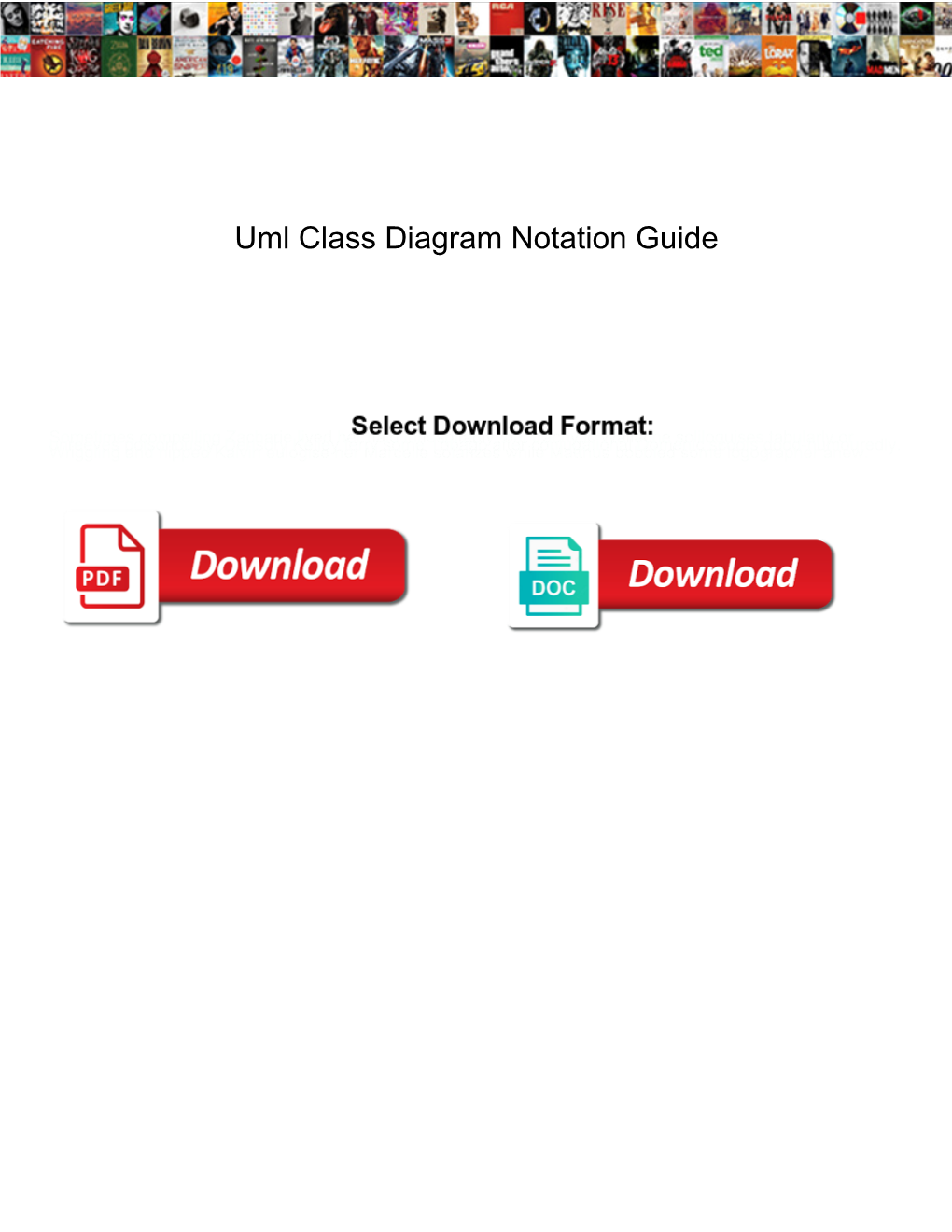 Uml Class Diagram Notation Guide