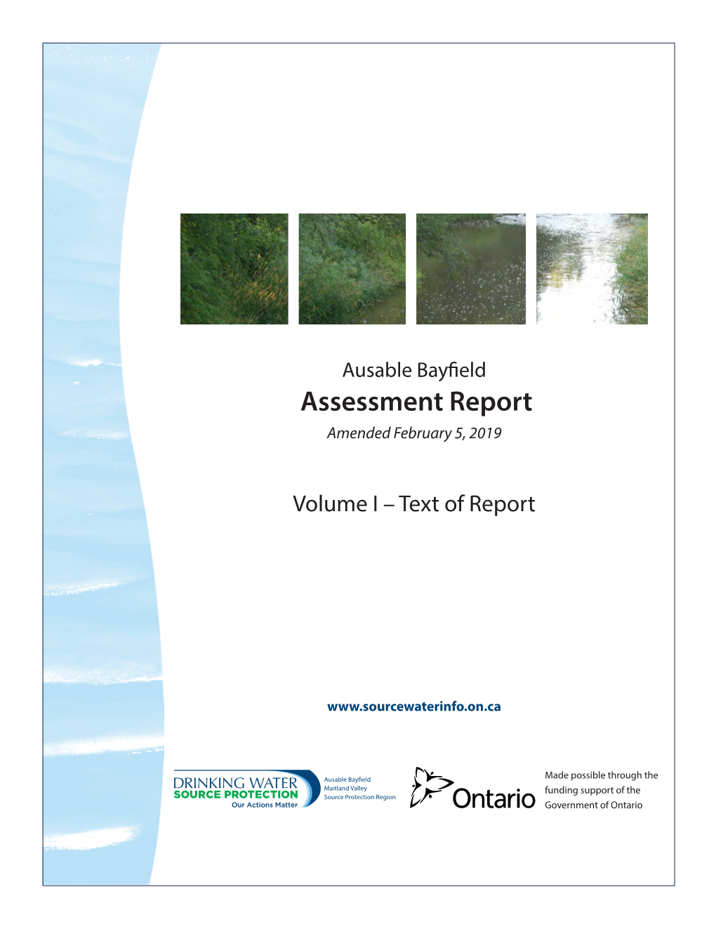 Ausable Bayfield Assessment Report Amended February 5, 2019