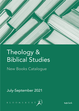 Theology & Biblical Studies New Books July