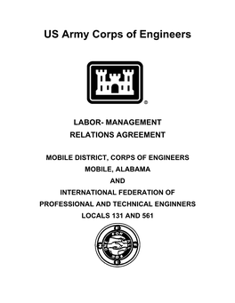 Labor Management Relations Agreement Mobile District, Corps Of