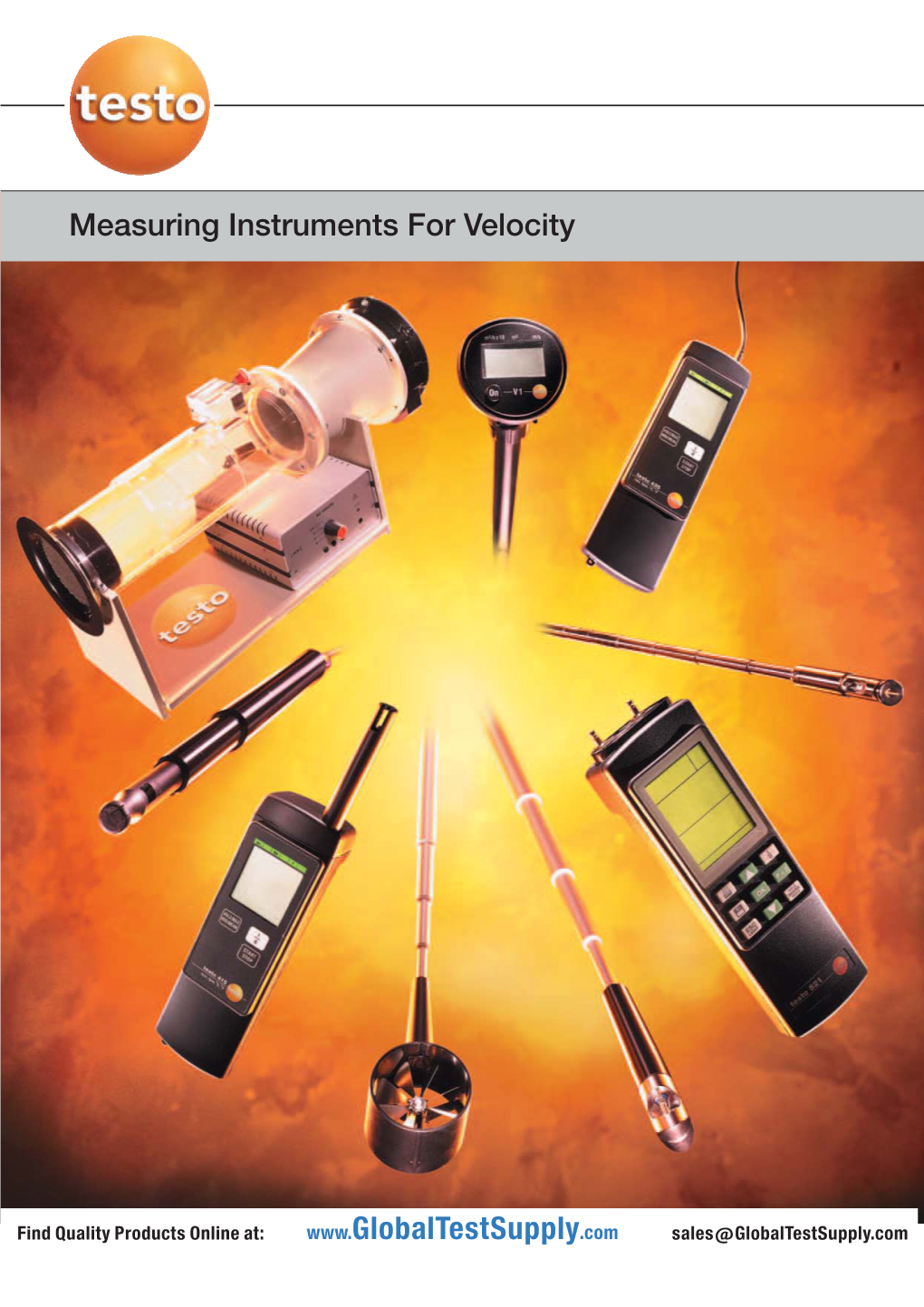 Measuring Instruments for Velocity