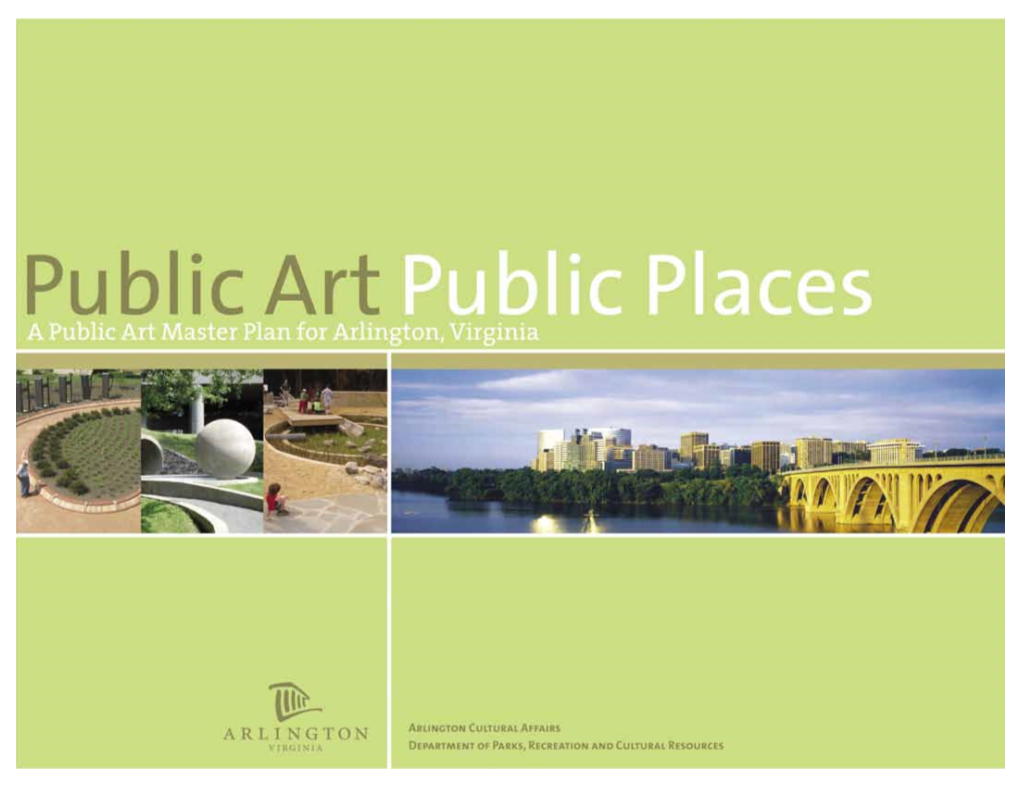 Arlington's Public Art Master Plan