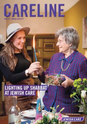 Lighting up Shabbat at Jewish Care