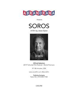 Soros | a Film by Jesse Dylan