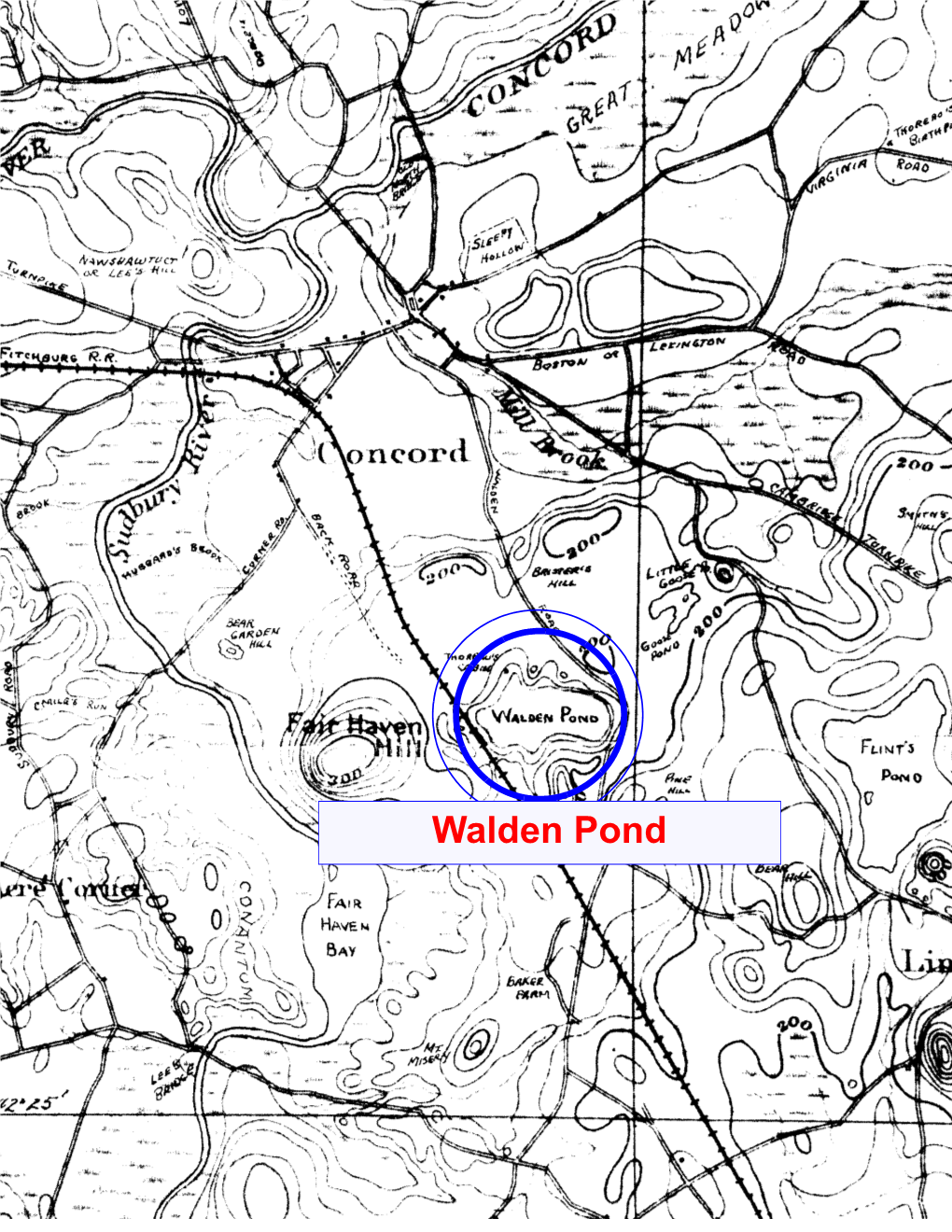 Walden Pond WALDEN POND