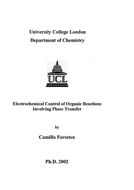 Electrochemical Control of Organic Reactions Involving Phase Transfer