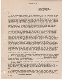 The King's Daughters Newsletters Part 2 January-June 1943