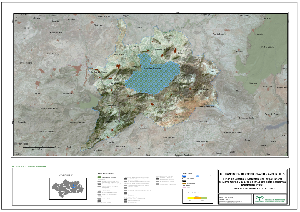 Mapa. Espacios Naturales Protegidos