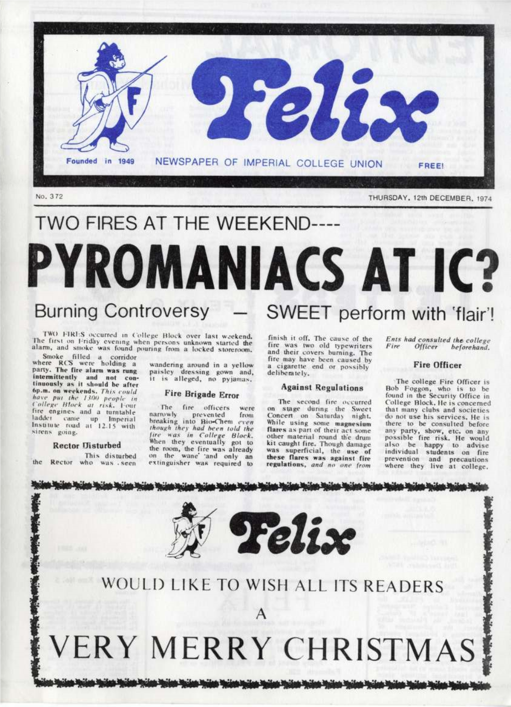 Felix Issue 351, 1974