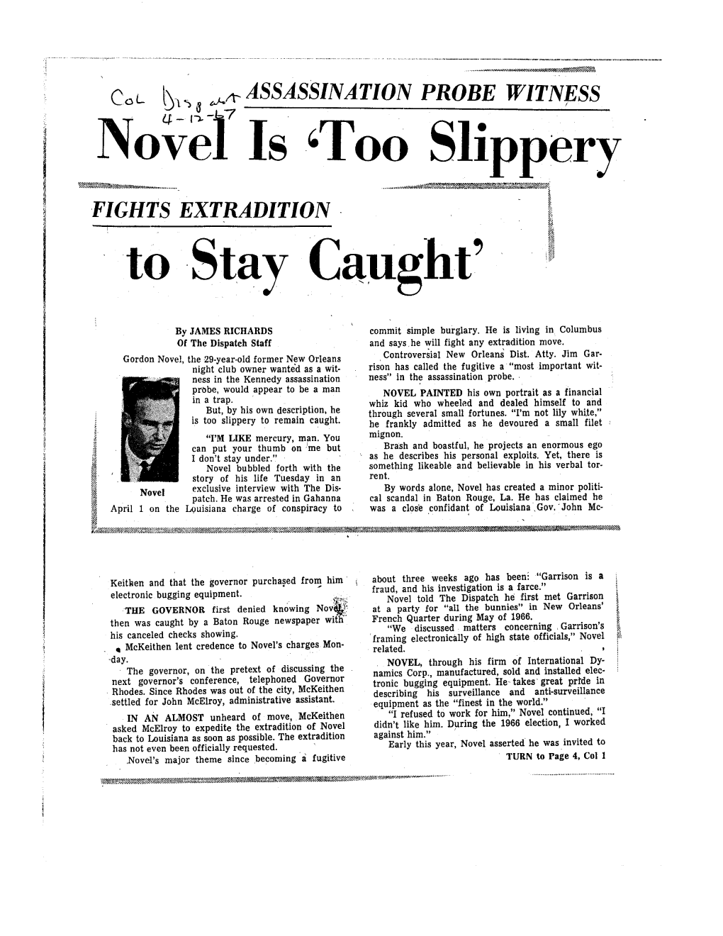 Novel Is 'Too Slippery to Stay Caught'