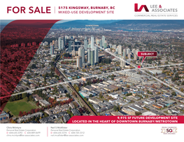 For Sale Mixed-Use Development Site