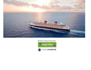 Disney Cruise Line Brochure
