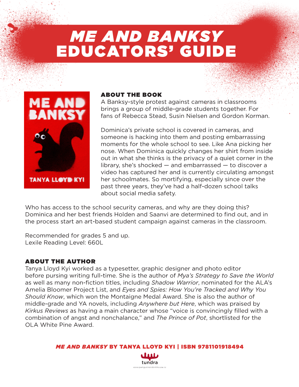 Me and Banksy Educators' Guide