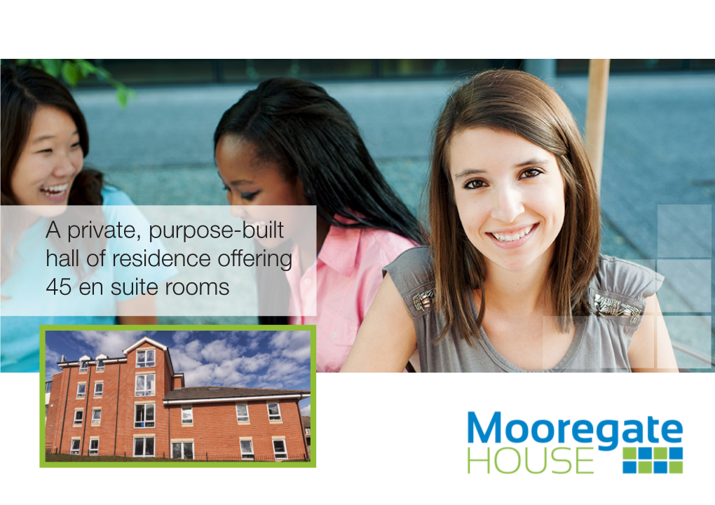 A Private, Purpose-Built Hall of Residence Offering 45 En Suite Rooms the Perfect Place to Live When Studying at University in Nottingham
