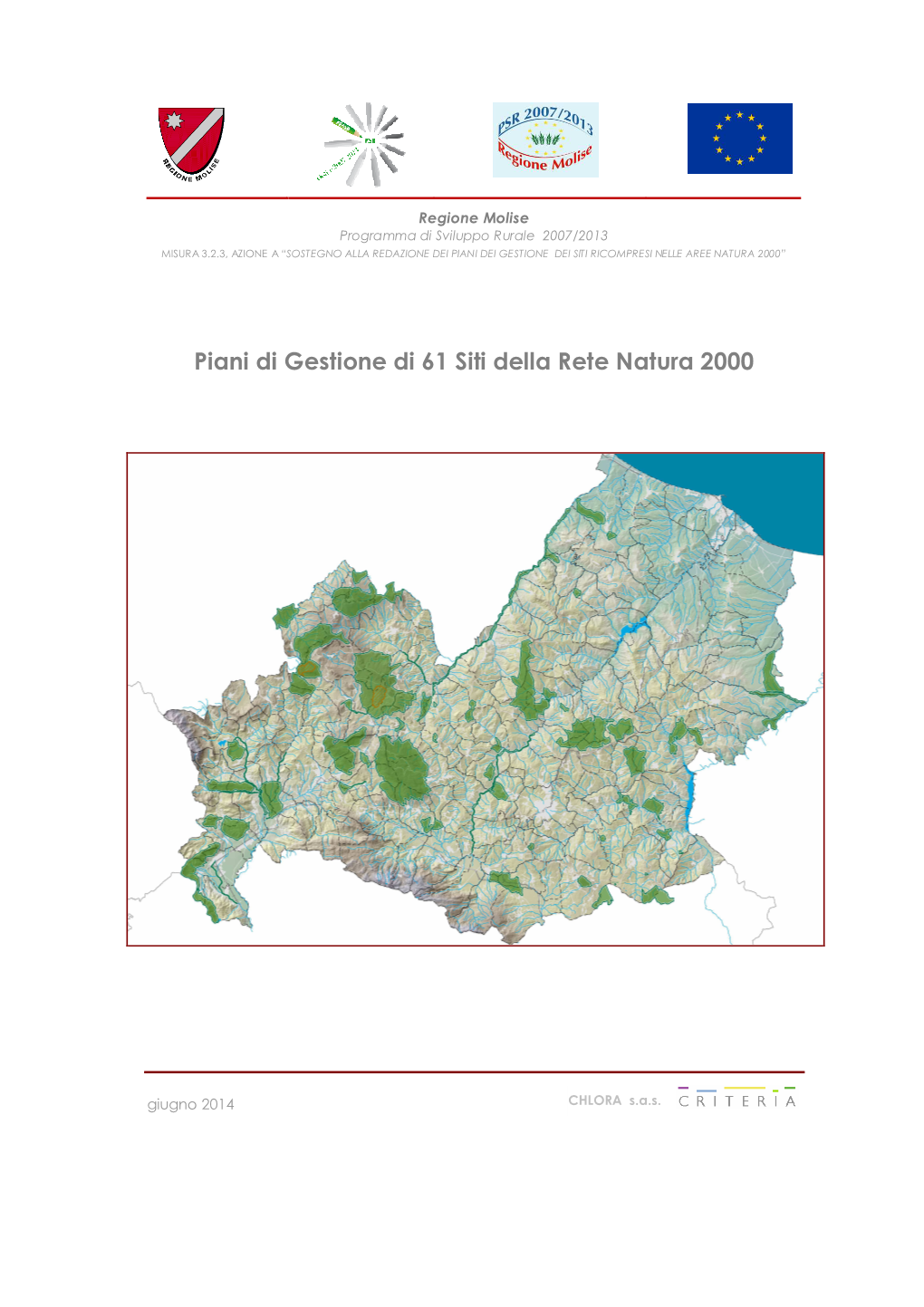 Piani Di Gestione Di 61 Siti Della Rete Natura 2000