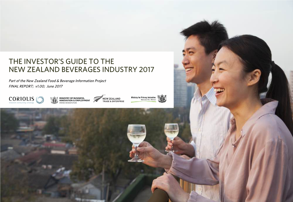 The Investor's Guide to the New Zealand Beverages Industry 2017