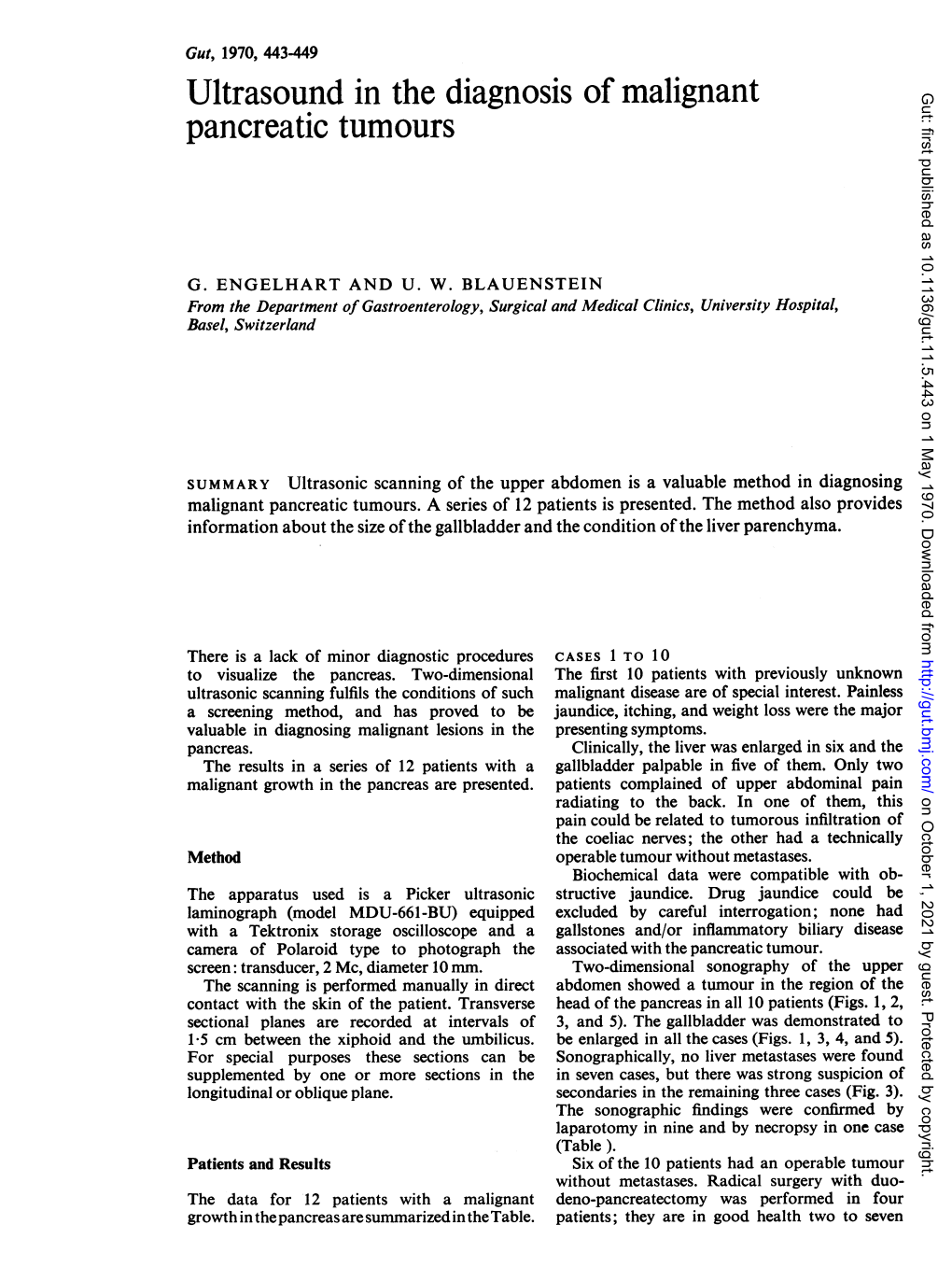 Pancreatic Tumours