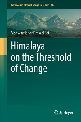 Himalaya on the Threshold of Change Advances in Global Change Research