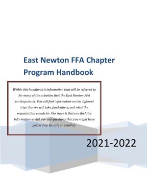East Newton FFA Chapter Program Handbook