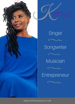 Singer Songwriter Musician Entrepreneur