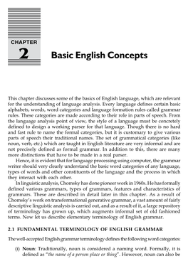 Basic English Concepts