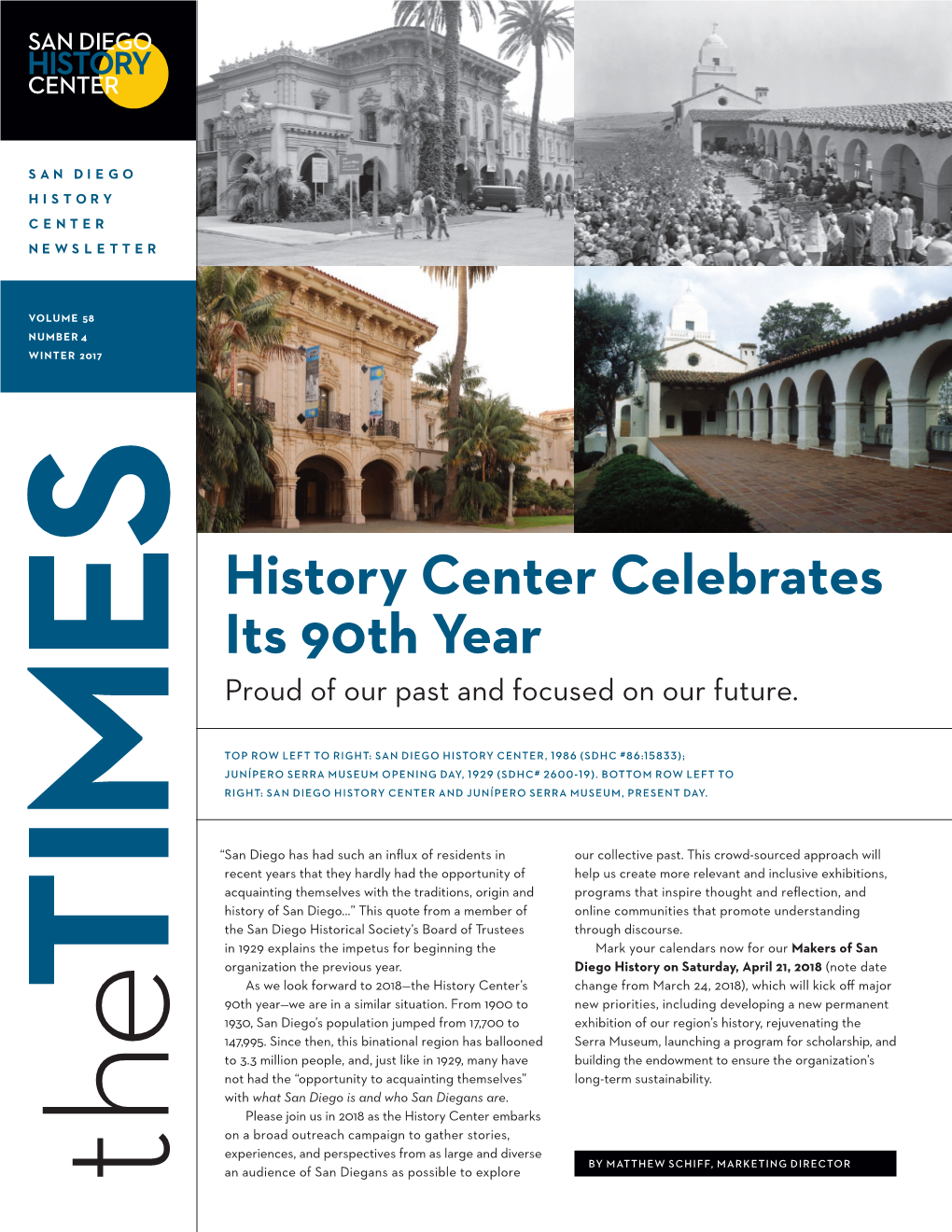 History Center Celebrates Its 90Th Year Proud of Our Past and Focused on Our Future