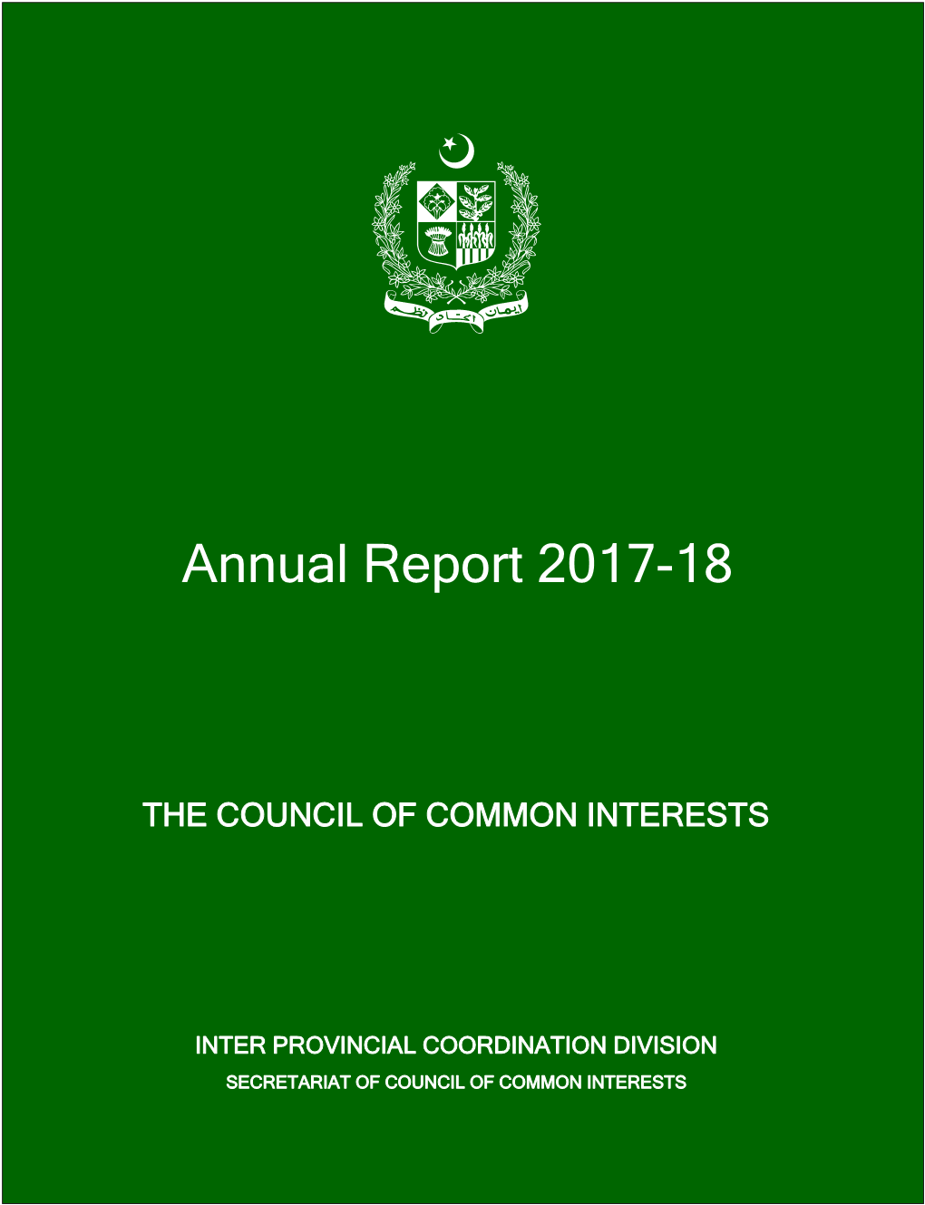 CCI Annual Report 2017-18