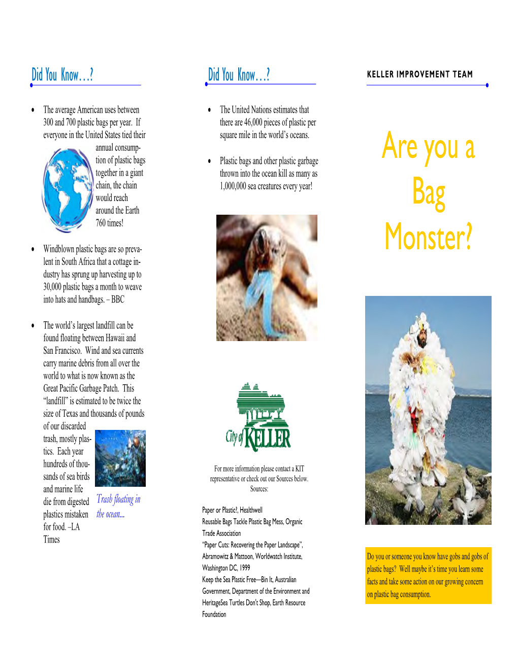 Plastic Bags Brochure