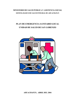 Plan De Emergencia Sanitario Local Unidad De Salud De San Lorenzo